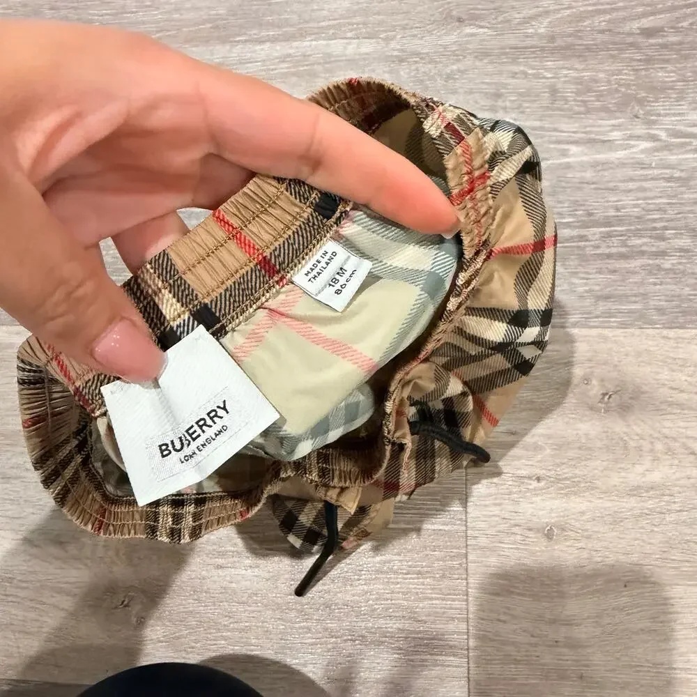 Burberry London Classic Plaid Size 18 month Boys Swim Trunks